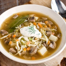 Суп с грибами рецепт