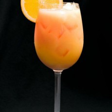 Апельсиновый крюшон с шампанским