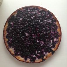 Финский черничный пирог