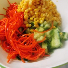 Салат с морковью по‑корейски