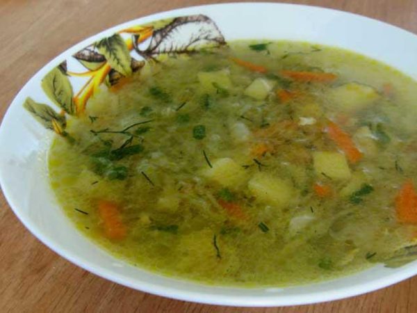 Суп из капусты