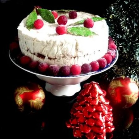 Рождественский торт из сухофруктов